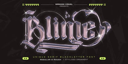 Blime Blackletter Font Poster 1