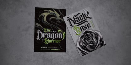 Blime Blackletter Font Poster 11