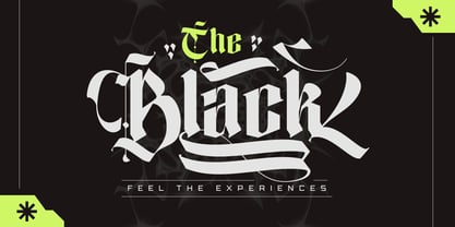 Blime Blackletter Font Poster 6