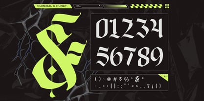 Blime Blackletter Font Poster 4