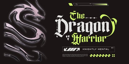 Blime Blackletter Font Poster 7