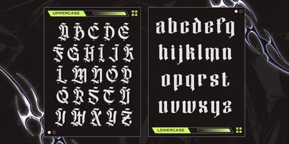 Blime Blackletter Font Poster 5