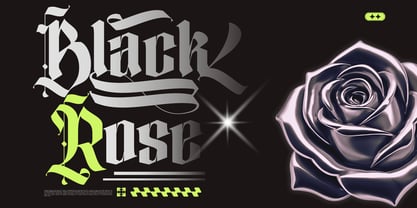 Blime Blackletter Font Poster 8