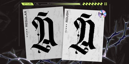 Blime Blackletter Font Poster 2
