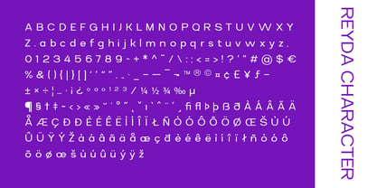 Reyda Font Poster 9