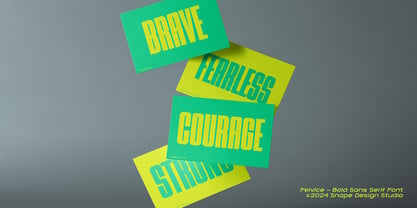 Felvice Font Poster 10