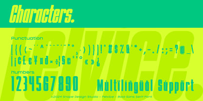 Felvice Font Poster 4