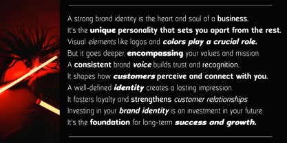 Foermality Sans Variable Font Poster 6