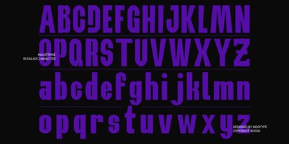 IT Malstryne Font Poster 4