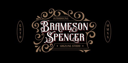 Brameson Spencer Font Poster 1