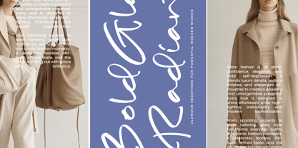 Freedom Paradise Font Poster 13