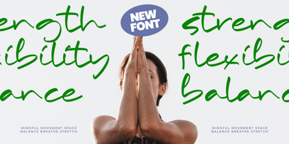Freedom Paradise Font Poster 5