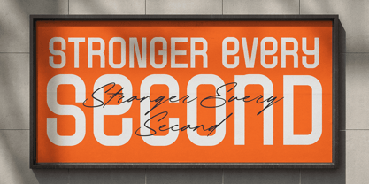 Stone Capital Font Poster 3