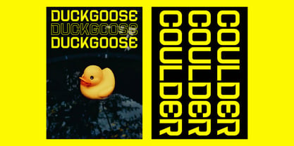 Coulder Font Poster 5