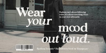 Restless Dynasty Font Poster 3