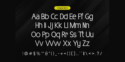 Elongate Font Poster 2