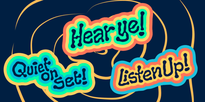 Meltaface Font Poster 3