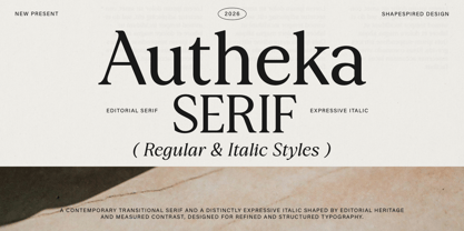 Autheka Font Poster 1