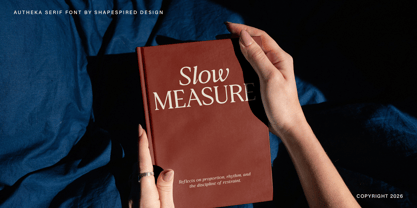 Autheka Font Poster 4