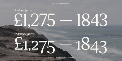 Autheka Font Poster 13