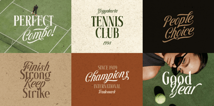 Rusty Court Font Poster 6