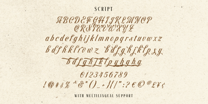 Rusty Court Font Poster 8