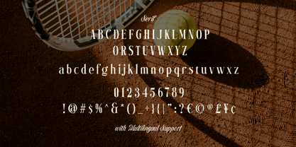 Rusty Court Font Poster 9