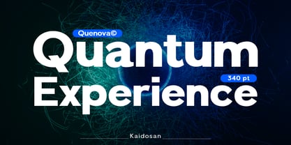 Quenova Font Poster 10