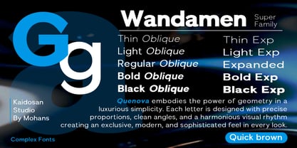 Quenova Font Poster 2