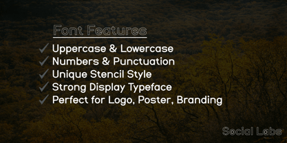 WildForest Font Poster 8