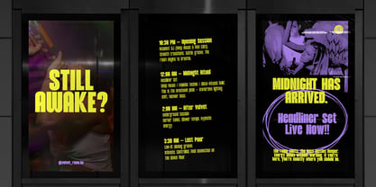 TBJ Margin Condensed Font Poster 11