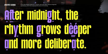 TBJ Margin Condensed Font Poster 4