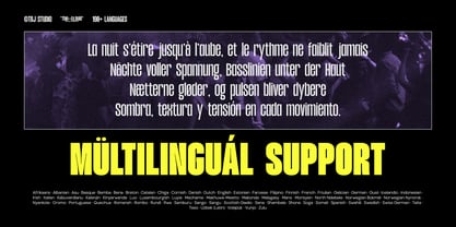 TBJ Margin Condensed Font Poster 6