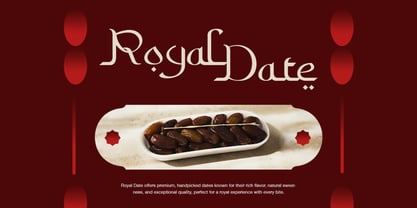 Zamrani Font Poster 4