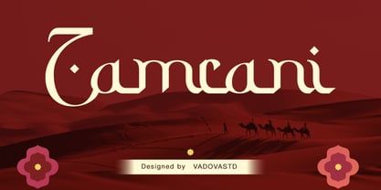 Zamrani Font Poster 1