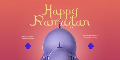 Zamrani Font Poster 3
