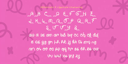 Sugar Bunch Font Poster 9