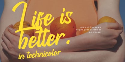 The handled Font Poster 2
