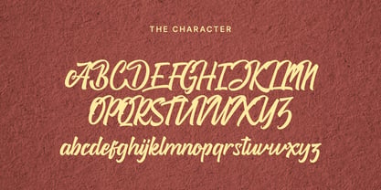 The handled Font Poster 8