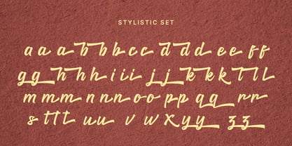 The handled Font Poster 10