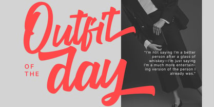 The handled Font Poster 6