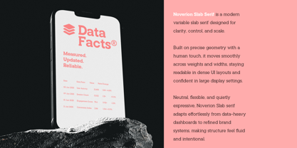 Noverion Slab Font Poster 3