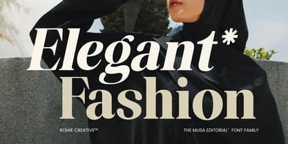 The Musa Editorial Font Poster 2