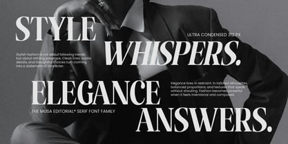 The Musa Editorial Font Poster 5