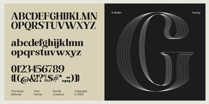 The Musa Editorial Font Poster 6