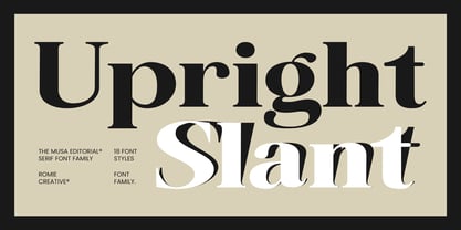 The Musa Editorial Font Poster 12