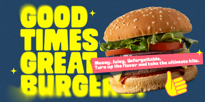 Cloudy Bumpy Font Poster 3