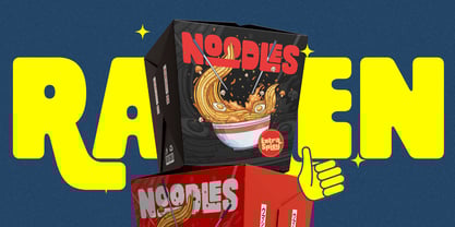 Cloudy Bumpy Font Poster 5