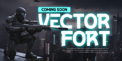 Viently Flustin Font Poster 3