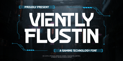Viently Flustin Font Poster 1